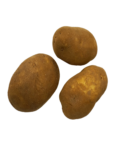 Brushed potato